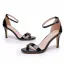 Sexy Rougissant Rose Soirée Sandales Femme 2024 Bride Cheville Talons Hauts 8 cm Talons Aiguilles Peep Toes / Bout Ouvert Sandales