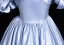 New Money Sky Blue Satin Prom Dresses 2026 Ball Gown Off-The-Shoulder Ruffle Short Sleeve Backless Floor-Length / Long Formal Dresses