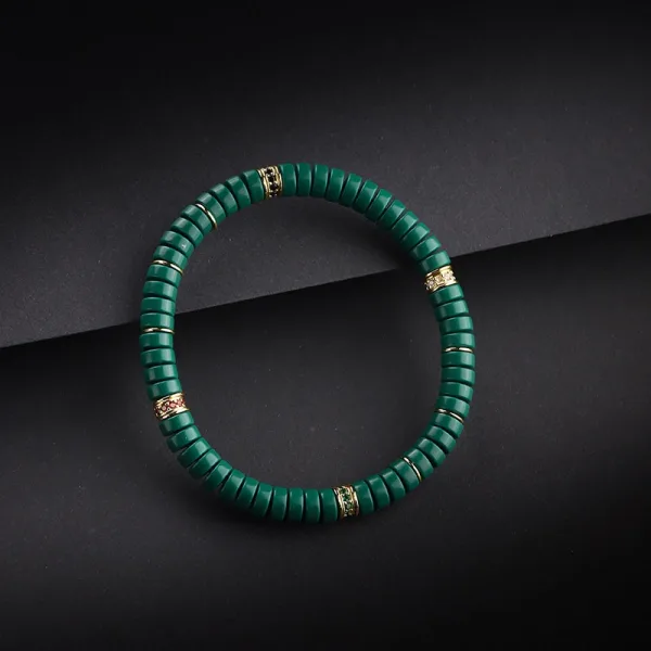 Fashion Chic / Beautiful Dark Green Handmade  Bracelet Accessories 2026