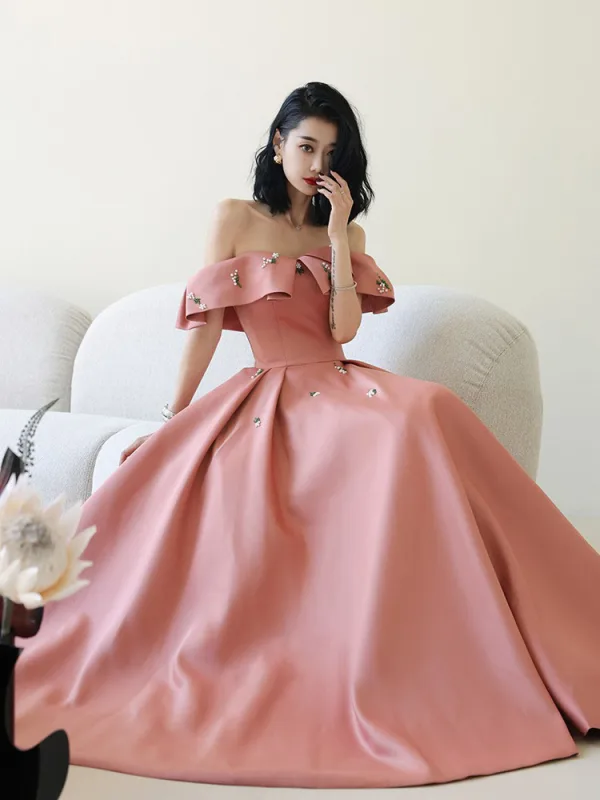 green emerald velvet dress Watermelon Prom Dress 50s Prom Dress Vintage Prom Dress Ball Gown Prom Dress
