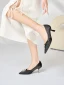 Chic / Belle Champagne Faux Diamant Promo Escarpins 2024 Cuir 5 cm Talons Aiguilles À Bout Pointu Talons Hauts