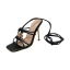 Sexy Blanche Soirée Sandales Femme 2022 Bride Cheville T-Strap 11 cm Talons Aiguilles Peep Toes / Bout Ouvert Sandales Talons Hauts