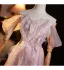 Schöne Rosa Perle Strass Pailletten Applikationen Gespaltete Front Ballkleider 2025 A Linie Off Shoulder Ärmellos Rückenfreies Lange Ball Festliche Kleider