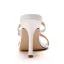 Sexy White Rhinestone Evening Party Womens Sandals 2022 9 cm Stiletto Heels Open / Peep Toe Sandals High Heels
