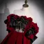 Fashion Burgundy Ruffle Prom Dresses 2022 Ball Gown Off-The-Shoulder Bow Short Sleeve Backless Floor-Length / Long Prom Formal Dresses