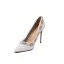 Elegante Weiß Perle Strass Brautschuhe 2022 Satin 10 cm Stilettos Spitzschuh Hochzeit Pumps Hochhackige