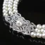 Élégant Blanche Perle Faux Diamant Mariage Colliers Boucles D'Oreilles Accessorize Bracelets 2023