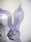 Sexy Scintillantes Argenté Paillettes Appliques Robe De Soirée 2025 Trompette / Sirène Bustier Sans Manches Dos Nu Longue Soirée Robe De Ceremonie