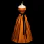 Élégant Orange Perlage Paillettes Satin Robe De Bal 2023 Robe Boule De l'épaule Sans Manches Dos Nu Noeud Ceinture Longue Robe De Ceremonie