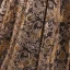 Vintage / Retro Gold Black Printing Prom Dresses 2023 Ball Gown Off-The-Shoulder Corset Short Sleeve Backless Floor-Length / Long Prom Formal Dresses