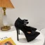 Scintillantes Sexy Noire Cocktail Soirée Paillettes Escarpins 2023 13 cm Talons Aiguilles À Bout Pointu Escarpins Talons Hauts