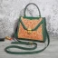 Vintage / Retro Dark Green Handmade  Leather Casual Women's Bags Tote Bag Shoulder Bags 2022
