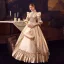 Vintage / Retro Medieval Champagne Prom Dresses 2022 Ball Gown High Neck Puffy 1/2 Sleeves Lace Flower Floor-Length / Long Formal Dresses