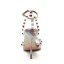 Ungewöhnlich Multifarben Perle Abend Ball Sandalen Damen 2022 Knöchelriemen 10 cm Stilettos Peeptoes Sandaletten Hochhackige