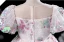 Bling Bling Blushing Pink Beading Sequins Lace Flower Birthday Flower Girl Dresses 2024 Ball Gown Scoop Neck Puffy Short Sleeve Floor-Length / Long