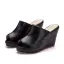 Roman White Street Wear Womens Sandals 2025 10 cm Wedges Open / Peep Toe Sandals