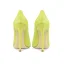 Moda Verde Salvia Oficina OL Cuero Tacones 2025 10 cm Stilettos / Tacones De Aguja Punta Estrecha Tacones High Heels
