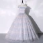 Charming Sky Blue Cascading Ruffles Prom Dresses 2023 Ball Gown Off-The-Shoulder Sleeveless Floor-Length / Long Prom Formal Dresses