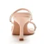 Sexy White Rhinestone Cocktail Party Womens Sandals 2022 7 cm Stiletto Heels Open / Peep Toe Sandals High Heels