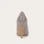 Cinderella Sparkly Champagne Crystal Rhinestone Wedding Shoes 2023 Leather 10 cm Stiletto Heels Pointed Toe Wedding Pumps High Heels