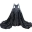 High-end Black Handmade  Beading Sequins Evening Dresses 2022 Trumpet / Mermaid V-Neck Long Sleeve Floor-Length / Long Evening Party Formal Dresses