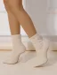 Fashion Black Street Wear Suede Sock Boots 2024 9 cm Crystal Block Heels Pointed Toe Womens Boots