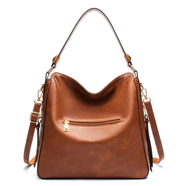 Vintage / Retro Brown Street Wear Women's Bags Shoulder Bags 2023