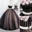 Elegant Tan Rhinestone Sequins Appliques Prom Dresses 2022 Ball Gown Off-The-Shoulder Sleeveless Backless Sash Floor-Length / Long Prom Formal Dresses