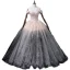 Charmant Dégradé De Couleur Rougissant Rose Robe De Bal 2022 Robe Boule De l'épaule Perlage Paillettes Sans Manches Dos Nu Longue Robe De Ceremonie