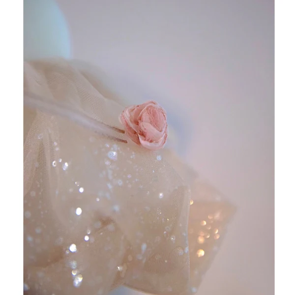 Charmant Champagne Perlage Paillettes Volants en Cascade Robe De Soirée 2022 Princesse De l'épaule Dos Nu Manches Courtes Longue Soirée Robe De Ceremonie
