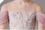Chic / Beautiful Blushing Pink Beading Sequins Lace Flower Flower Girl Dresses 2024 Birthday Ball Gown Scoop Neck Short Sleeve Floor-Length / Long