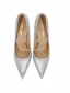 Ovanlig Silver Snakeskin Trycket Röd Sula Afton Pumps 2026 Läder 12 cm Stilettklackar Spetsiga Pumps Högklackade