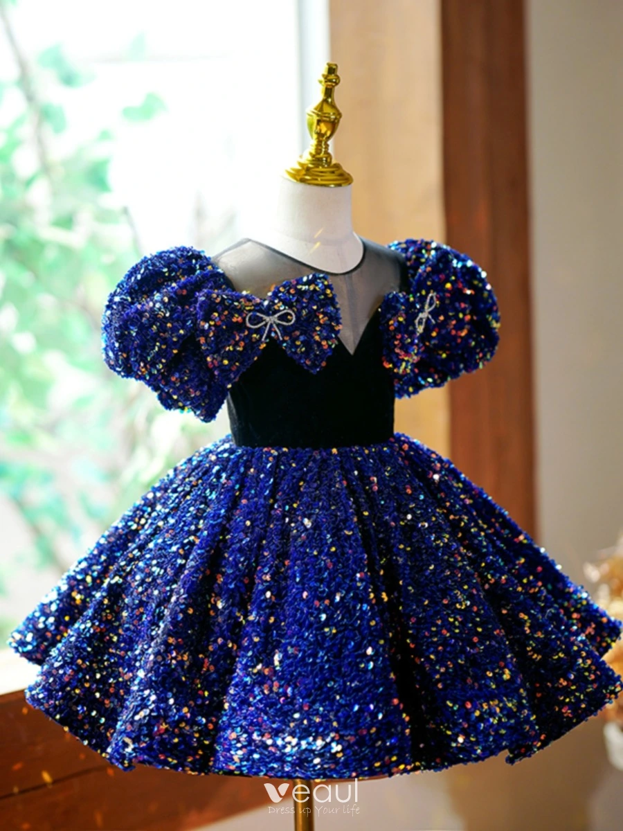 Robe ceremonie fille bleu roi sales