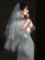 Simple Blanche Tulle 1 m Voile De Mariée 2025