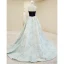 Elegant Black Prom Dresses 2022 A-Line / Princess Strapless Bow Sleeveless Backless Sweep Train Prom Formal Dresses