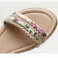 Fashion Black Holiday Beach Flat Womens Sandals 2022 Ankle Strap Open / Peep Toe Sandals