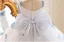 Fashion White Butterfly Appliques Birthday Short Flower Girl Dresses 2025 Ball Gown Spaghetti Straps Sleeveless Backless Bow Tulle