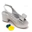 Chic / Beautiful Black Rhinestone Bow Womens Sandals Clutch Bags 2023 Evening Party 7 cm Thick Heels Open / Peep Toe Sandals High Heels Clutch Bags