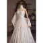 Simple Blanche Légère Robe De Mariée 2025 Princesse Encolure Dégagée Sans Manches Dos Nu Longue