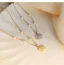 Mode Argenté Faux Diamant Fleur Perle Soirée Argent sterling Colliers Accessorize 2023