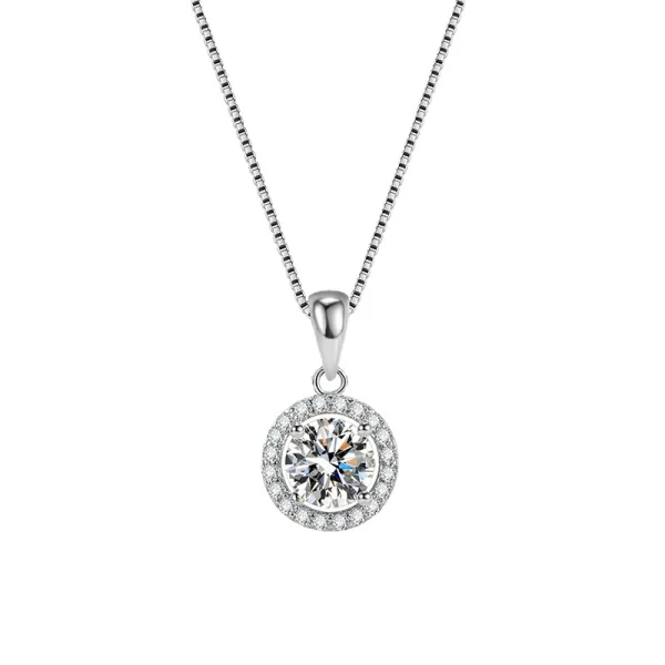 Mode Silver Saterling Silver Rhinestone Halsband Tillbehör 2023