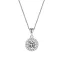 Mode Silver Saterling Silver Rhinestone Halsband Tillbehör 2023