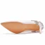 Mooie / Prachtige Witte Rhinestone Bruidsschoenen 2025 7 cm Naaldhakken / Stiletto Spitse Neus Huwelijk Pumps Hoge Hakken