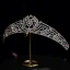 Vintage / Originale Simple Argenté Faux Diamant Accessoire Cheveux Mariage Mariage Tiare 2022 Zircon Alliage