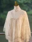 Vintage / Retro White Lace Flower Tassel Prom shawl 2025