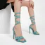 Sexy Summer Black Cocktail Party Evening Party Womens Sandals 2022 Ankle Strap 11 cm Stiletto Heels Open / Peep Toe Sandals High Heels
