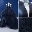 Luxury / Gorgeous Black Cascading Ruffles Prom Dresses 2022 Ball Gown High Neck Rhinestone Tassel Sleeveless Court Train Formal Dresses