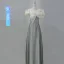 Modest / Simple Grey Satin Bridesmaid Dresses 2022 A-Line / Princess Spaghetti Straps Short Sleeve Pearl Sash Backless Tea-length Bridesmaid Dresses