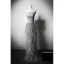 Charmant Gris Paillettes Plumes Dansant Robe De Soirée 2024 Trompette / Sirène Bustier Sans Manches Dos Nu Longue Soirée Robe De Ceremonie