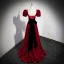 Bling Bling Burgundy Sequins Evening Dresses 2023 A-Line / Princess V-Neck Bow Short Sleeve Backless Floor-Length / Long Evening Party Formal Dresses